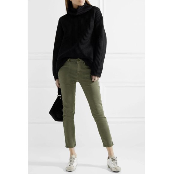 THE GREAT. Pants - The Great The Skinny Cargo Pant Green 27